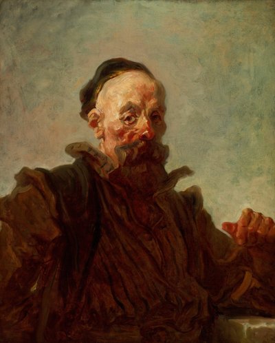 衣装を着た男の肖像、176870。 作： Jean Honore Fragonard