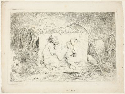 サテュロスたちの踊り（『バッカナレス』より 作： Jean Honore Fragonard