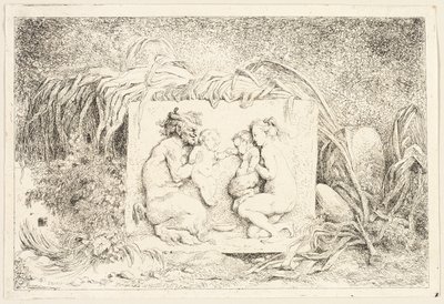 サテュロスの家族（『バッカナレス』または『サテュロスの遊び』より 作： Jean Honore Fragonard