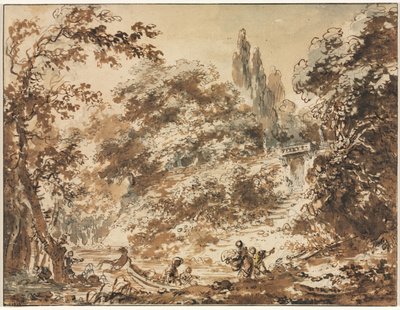 公園でのシーン 作： Jean Honore Fragonard