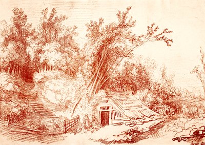 羊飼い 作： Jean Honore Fragonard
