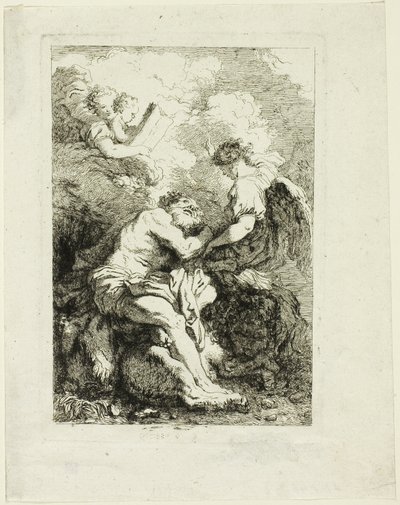 聖ジェローム 作： Jean Honore Fragonard