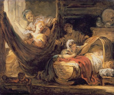 ゆりかご 作： Jean Honore Fragonard
