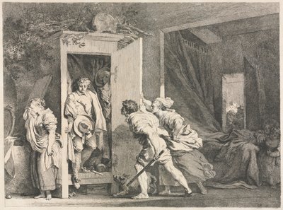食器棚、1778年。 作： Jean Honore Fragonard