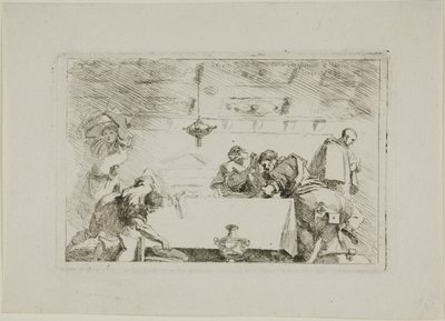 エマオの弟子たち 作： Jean Honore Fragonard