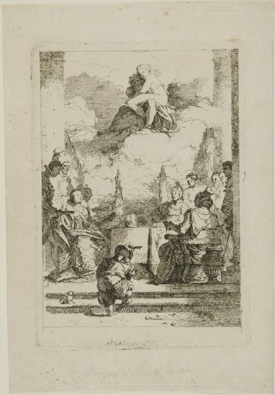 アンソニーとクレオパトラの饗宴 作： Jean Honore Fragonard