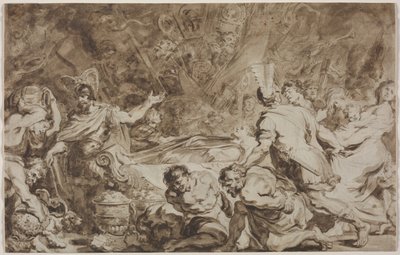 デシウス・ムスの葬式 作： Jean Honore Fragonard