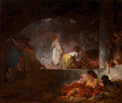 洗濯屋 作： Jean Honore Fragonard