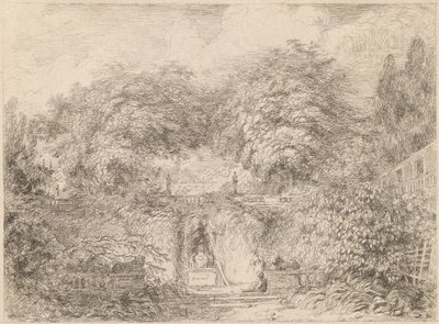 小さな公園 (Le petite parc) 作： Jean Honore Fragonard