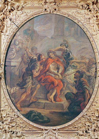 キリストのあざけり（キャンバスに油彩） 作： Jean Honore Fragonard