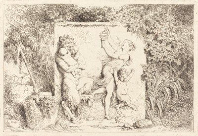 サテュロスの踊り 作： Jean Honore Fragonard