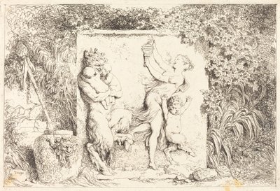 サテュロスの踊り 作： Jean Honore Fragonard