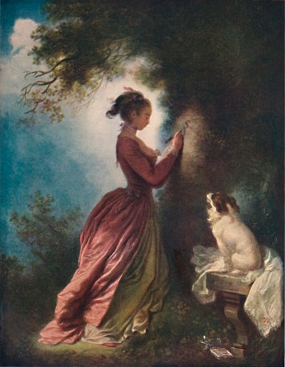 お土産愛の数、c1775-80、1911 作： Jean Honore Fragonard
