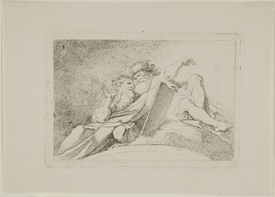 二人の預言者 作： Jean Honore Fragonard