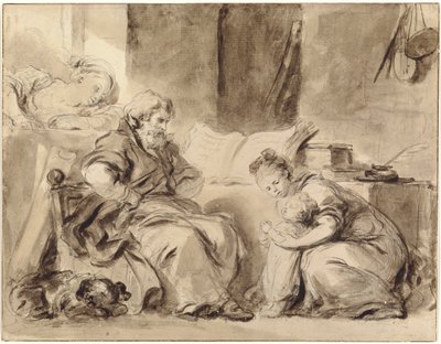 不明な画像 作： Jean Honore Fragonard