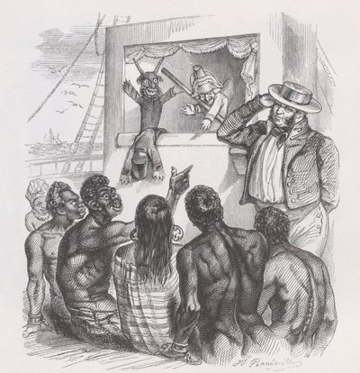ベランジェ全集、1836年からの黒と人形。 作： Jean Ignace Isidore Gérard