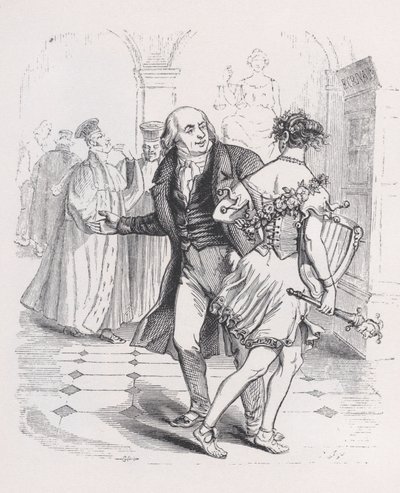 ベランジェ全集、1836年から逃げるミューズ。 作： Jean Ignace Isidore Gérard