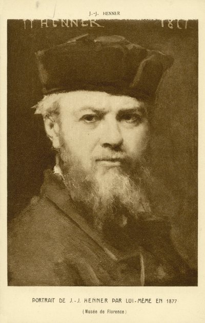 フランスの画家、ジャン＝ジャック・ヘネールの自画像 作： Jean Jacques (after) Henner