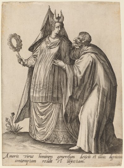 人間への愛のウイルス...、1597年。 作： Jean Jacques Boissard