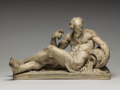 神の川、1755（テラコッタ） 作： Jean Jacques Caffieri