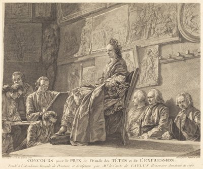 頭脳表現研究賞コンクール 作： Jean Jacques Flipart after Charles Nicolas Cochin II