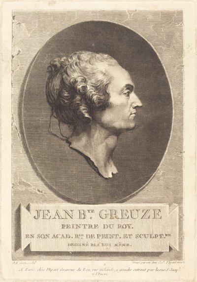 ジャン＝バティスト・グルーズ 作： Jean Jacques Flipart after Jean Baptiste Greuze