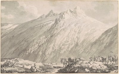 グリムゼル峠 作： Jean Jacques Francois Le Barbier