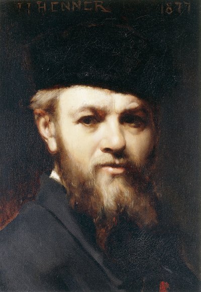 自画像、1877 作： Jean Jacques Henner