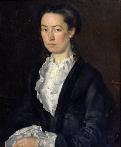 アデレードマチルドルソーの肖像、1854年 作： Jean Jacques Henner