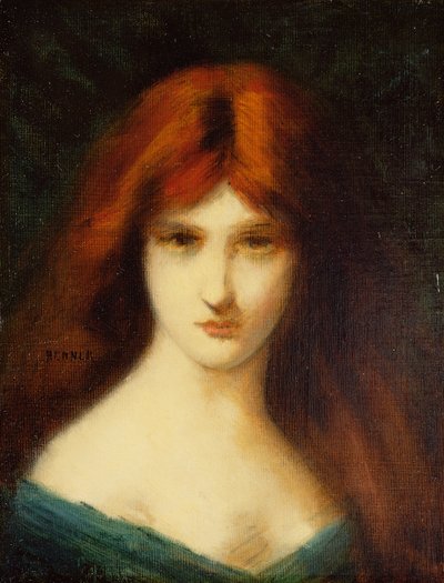 女性の肖像 作： Jean Jacques Henner