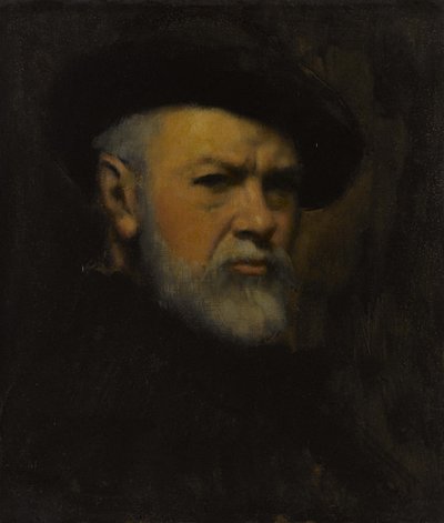 自画像、c。 1890年。 作： Jean Jacques Henner
