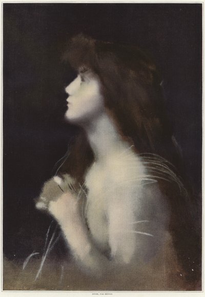 女性の研究 作： Jean Jacques Henner