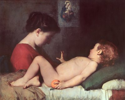 覚醒の子 作： Jean Jacques Henner