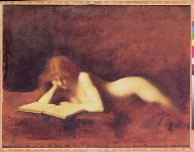 読者 作： Jean Jacques Henner
