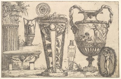 古代の断片、1765年。 作： Jean Jacques Lagrenee