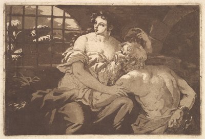 La charité romain ローマの慈善事業、1782年から1821年のRecueil de Compositions par...を含むアルバムの中にある。 作： Jean Jacques Lagrenee