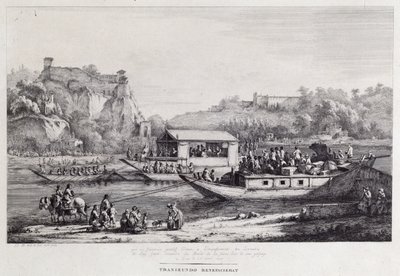 セーヌ川の船旅、1803 作： Jean Jacques de Boissieu