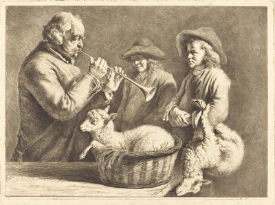 オーボエ奏者 作： Jean Jacques de Boissieu