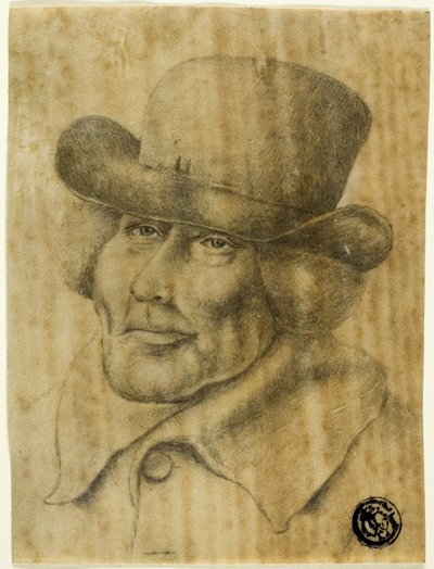 帽子とオーバーコートを着た老人の胸像 作： Jean Jacques de Boissieu