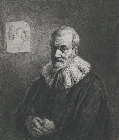 肖像画、デイビッド・テニアーズ・ザ・ヤンガー、1803年。 作： Jean Jacques de Boissieu