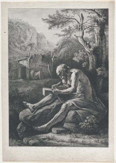 聖ジェローム、1797 年。 作： Jean Jacques de Boissieu