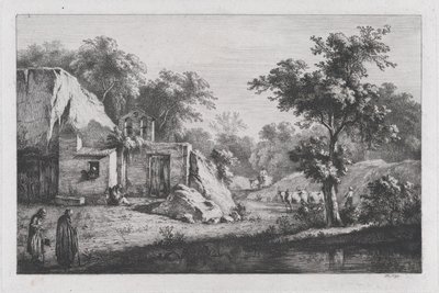 小さなエルミタージュ、1793年。 作： Jean Jacques de Boissieu