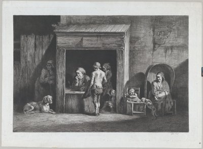The Public Scrivener、1790 年。 作： Jean Jacques de Boissieu