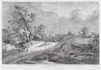 麦畑、1772年。 作： Jean Jacques de Boissieu