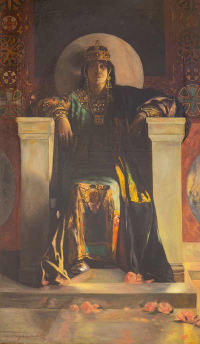 テオドラ皇后、1887年頃。 作： Jean Joseph Benjamin Constant