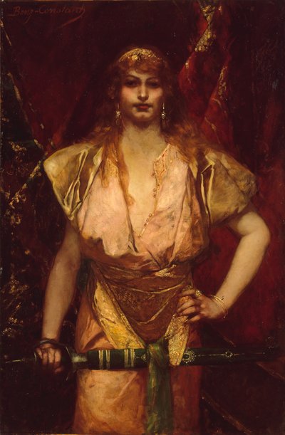 ジュディス、おそらく約。 1886年。 作： Jean Joseph Benjamin Constant