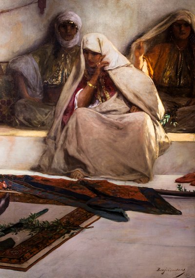 Le jour des funerailles - モロッコの情景（詳細） 作： Jean Joseph Benjamin Constant