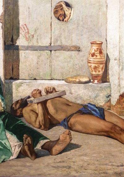 モロッコ人囚人（詳細） 作： Jean Joseph Benjamin Constant