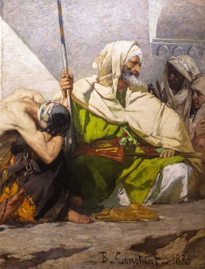 モロッコ人囚人（詳細） 作： Jean Joseph Benjamin Constant