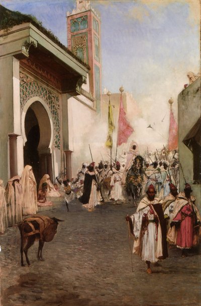 マホメット2世のコンスタンティノープル入城」（油彩・キャンバス 作： Jean Joseph Benjamin Constant